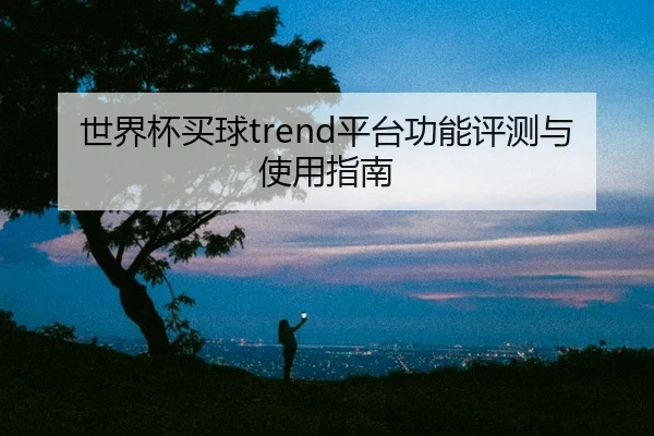 世界杯买球trend平台功能评测与使用指南